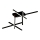 Zambelis 22027 - LED Dimmable surface-mounted chandelier LED/46W/230V black
