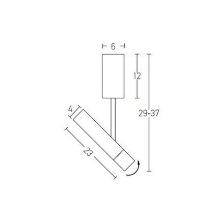 Zambelis 22028 - LED Chandelier on a pole LED/4W/230V