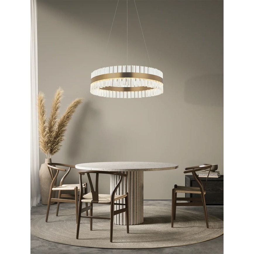Zambelis 22040 - LED Dimmable chandelier on a string LED/68W/230V gold
