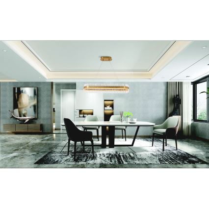 Zambelis 22041 - LED Dimmable chandelier on a string LED/68W/230V gold