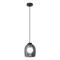 Zambelis 22051 - Cable-suspended pendant light, 1xG9/5W/230V, Ø 18 cm, black