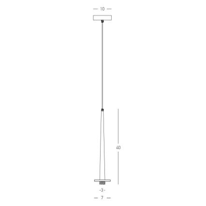 Zambelis 22111 - LED Chandelier on a string LED/3W/230V CRI90 gold