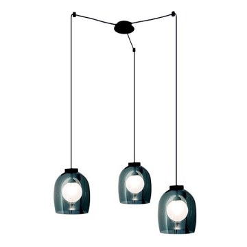 Zambelis 22145 - Chandelier on a string 3xG9/5W/230V spider black