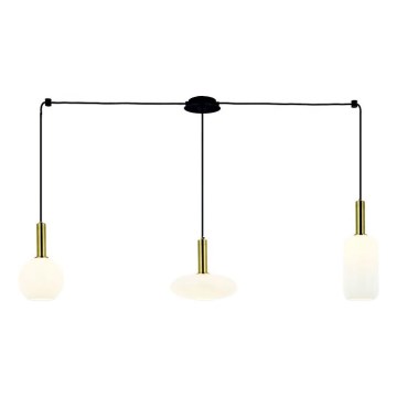 Zambelis 22151 - Chandelier on a string 3xE27/40W/230V spider gold