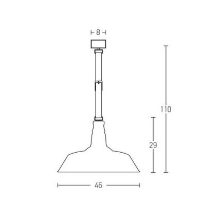 Zambelis 22225 - Chandelier on a string 1xE27/40W/230V