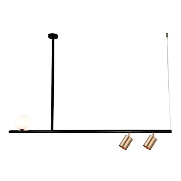 Zambelis 22227 - Chandelier on a string 2xGU10/25W+G9/9W/230V