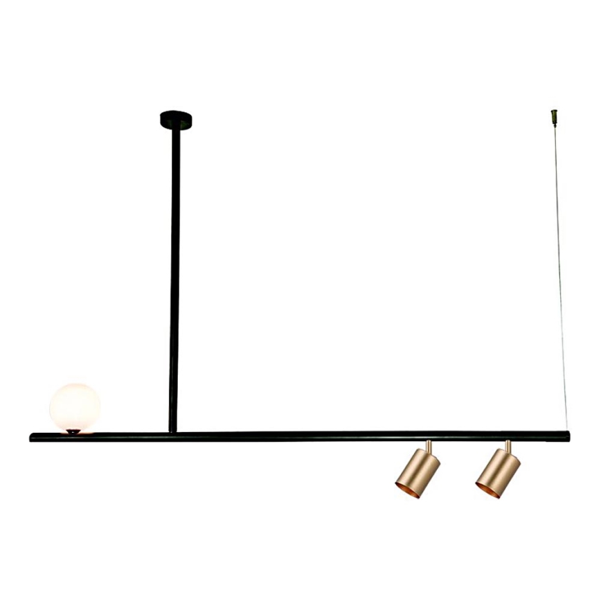 Zambelis 22227 - Chandelier on a string 2xGU10/25W+G9/9W/230V