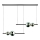 Zambelis 22234 - LED Dimmable chandelier on a string LED/22W/230V black