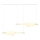 Zambelis 22235 - LED Dimmable chandelier on a string LED/22W/230V gold