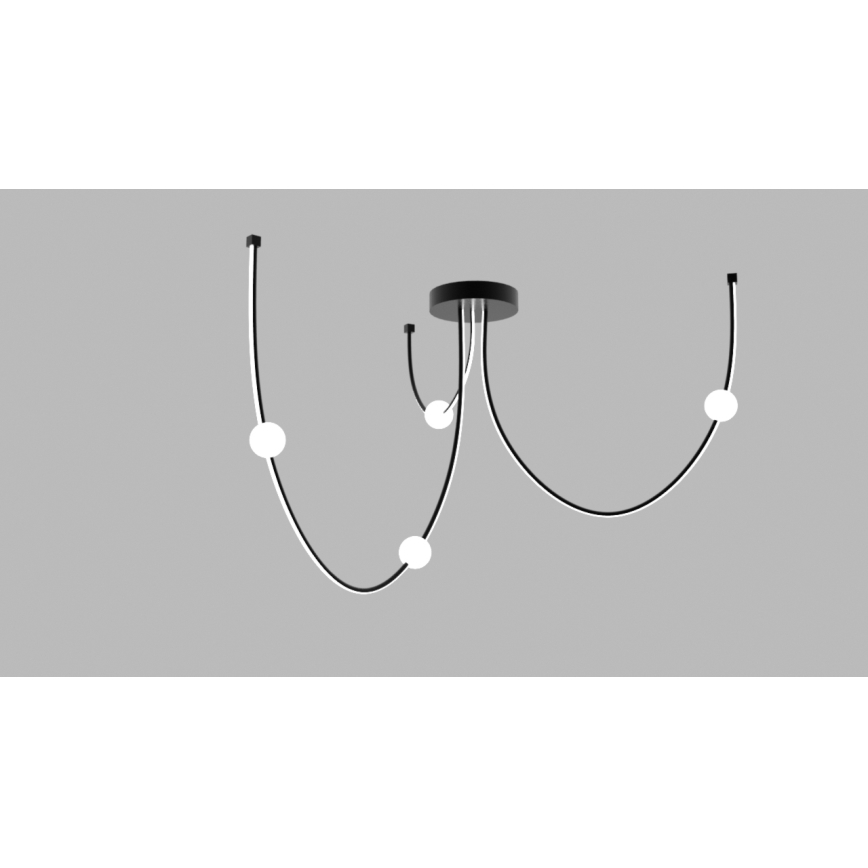 Zambelis 22247 - LED Dimmable chandelier on a string LED/42W/230V black