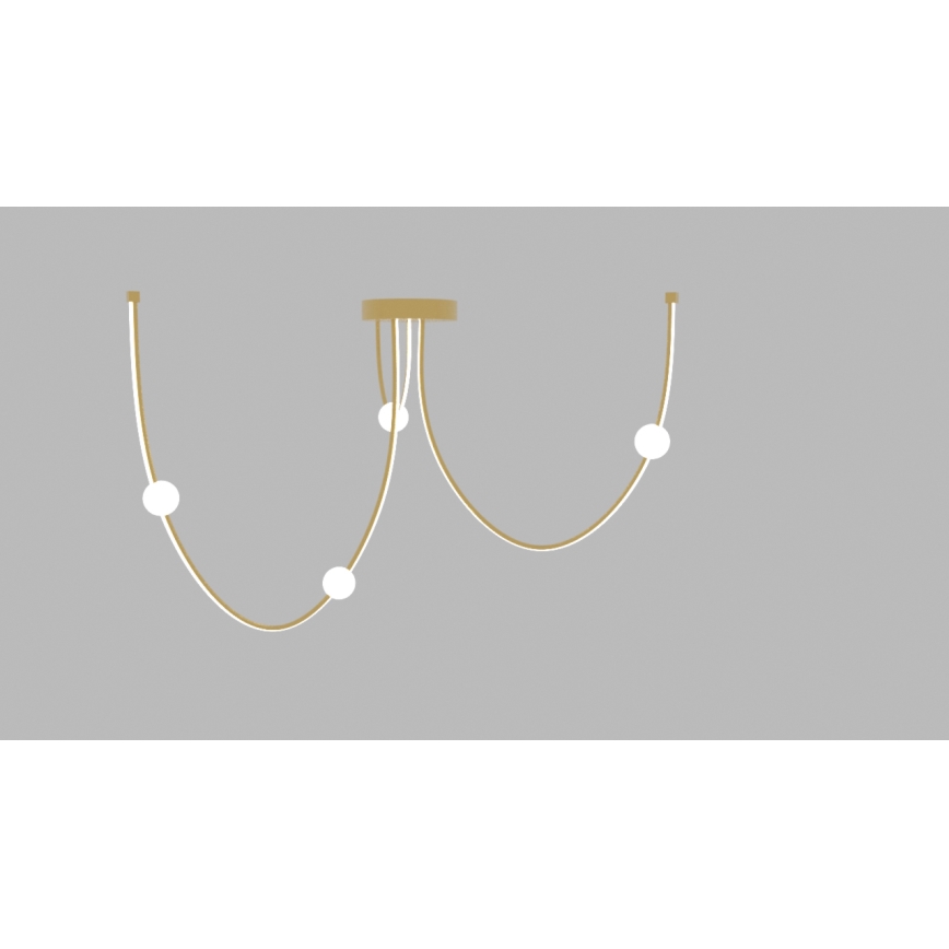 Zambelis 22248 - LED Dimmable chandelier on a string LED/42W/230V gold
