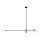 Zambelis 22267 - Chandelier on a pole 2xG9/9W/230V