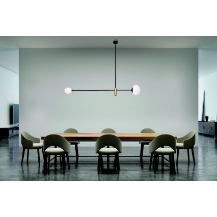 Zambelis 22267 - Chandelier on a pole 2xG9/9W/230V