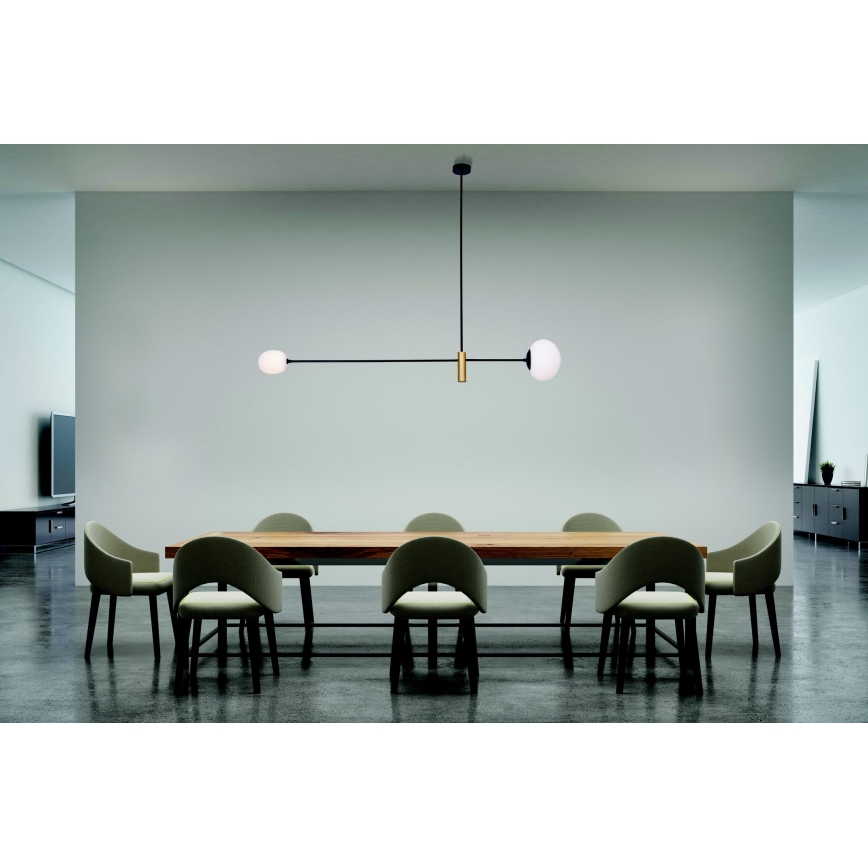 Zambelis 22267 - Chandelier on a pole 2xG9/9W/230V