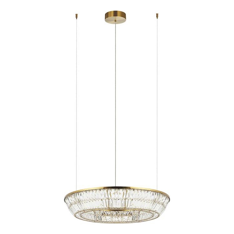 Zambelis 23048 - LED Dimmable crystal chandelier on a string LED/55W/230V CRI 90 3000K d. 80 cm brass