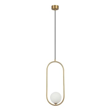 Zambelis 23135 - Chandelier on a string 1xG9/7W/230V 12x20 cm gold