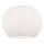 Zambelis A22079 - Replacement chandelier lampshade, 21 cm diameter, white