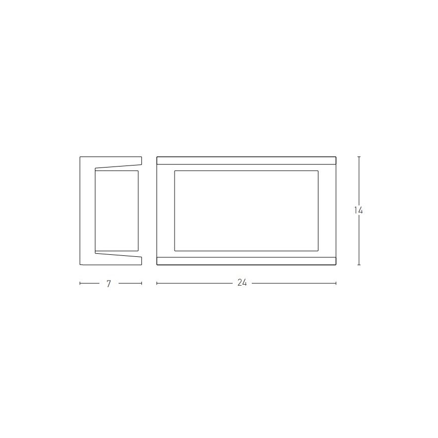Zambelis E149 - Outdoor wall light 1xE27/18W/230V IP54 anthracite