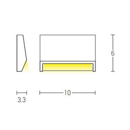 Zambelis E181 - LED Outdoor staircase lighting LED/1,5W/230V IP54 anthracite