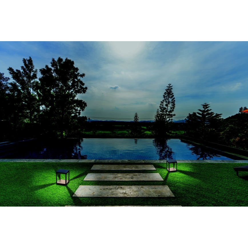 Zambelis E203 - LED Outdoor lamp LED/7W/230V IP54 anthracite
