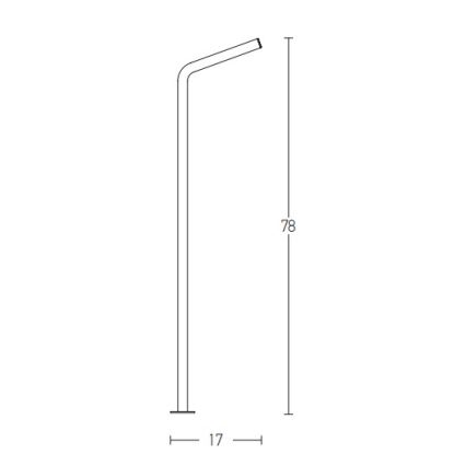 Zambelis E206 - LED Outdoor lamp LED/10W/230V IP54 anthracite