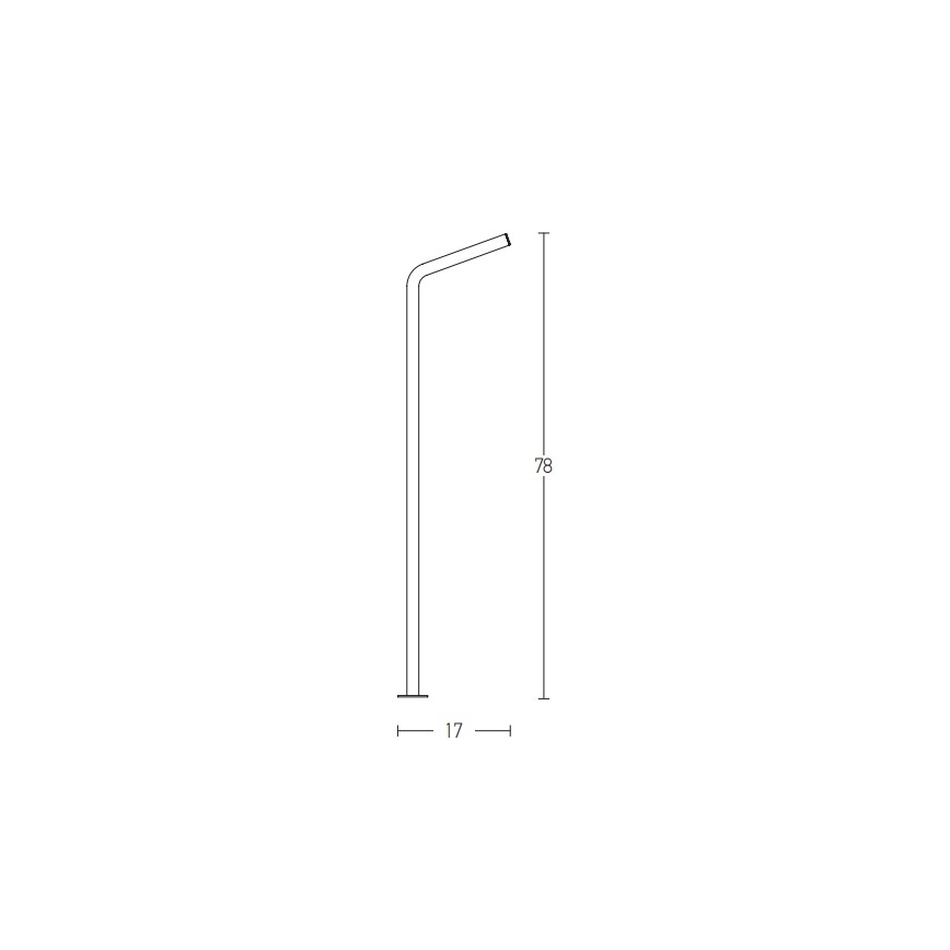 Zambelis E206 - LED Outdoor lamp LED/10W/230V IP54 anthracite