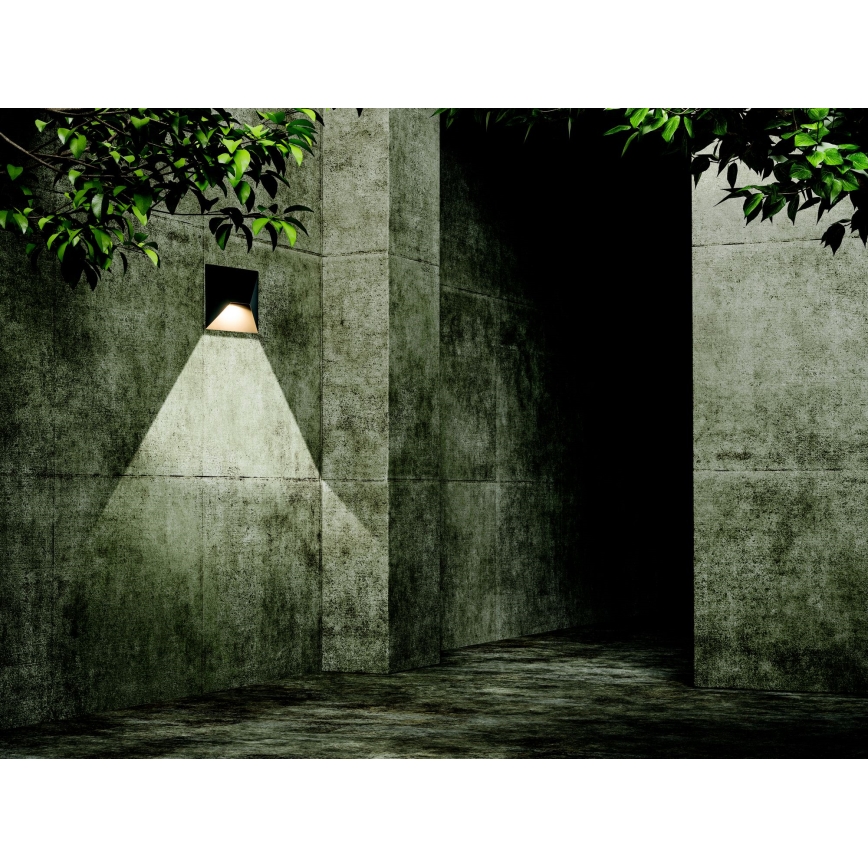 Zambelis E243 - LED Outdoor wall light LED/7W/230V IP44 anthracite
