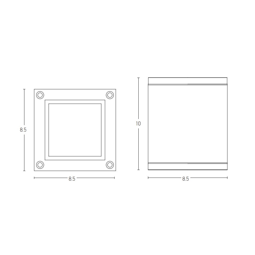 Zambelis E269 - Outdoor spotlight 1xGU10/35W/230V IP65 anthracite