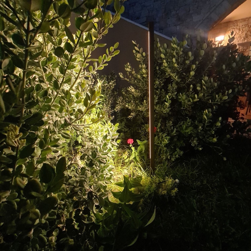 Zambelis E280 - LED Outdoor lamp LED/15W/230V IP65 brown