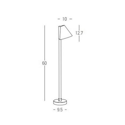 Zambelis E283 - LED Outdoor lamp LED/6W/230V IP65 anthracite