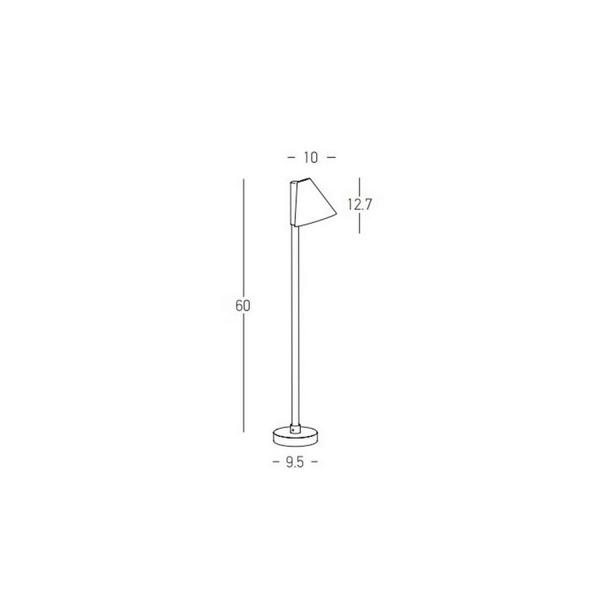 Zambelis E283 - LED Outdoor lamp LED/6W/230V IP65 anthracite