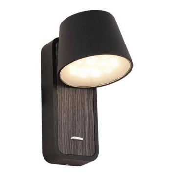Zambelis H61 - LED Wall lamp LED/7W/230V brown