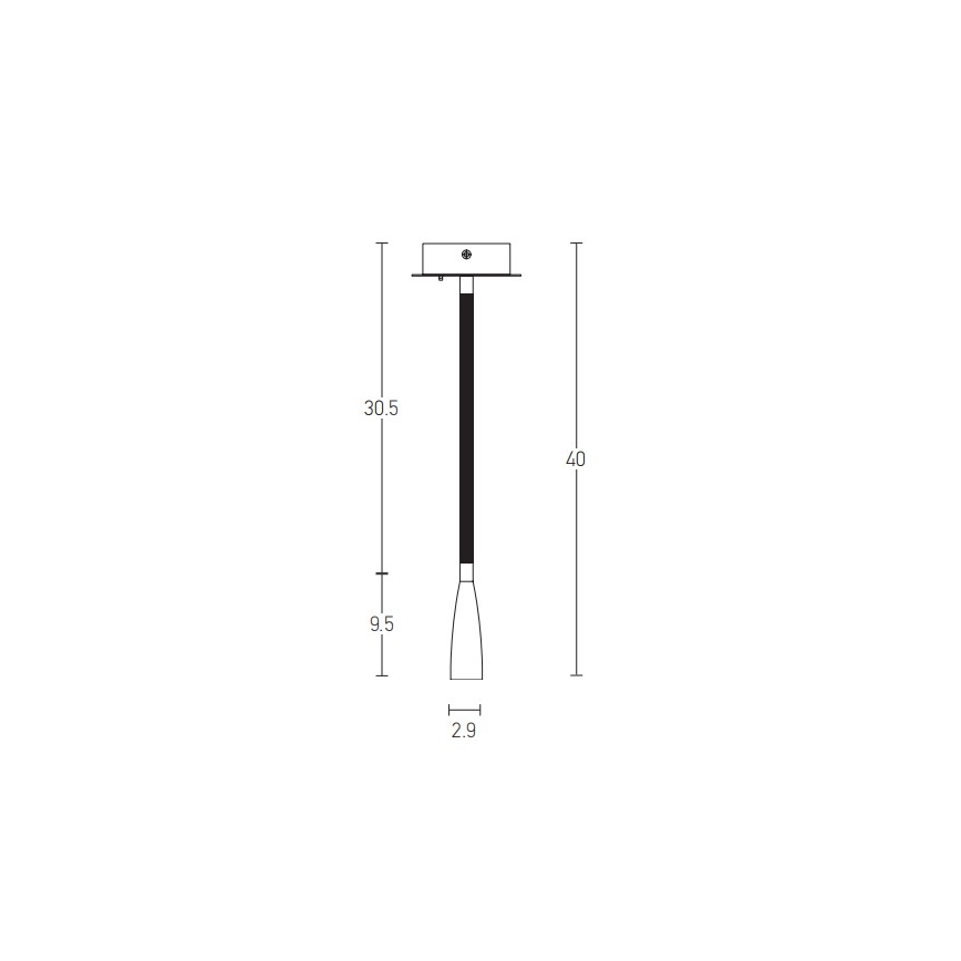 Zambelis H63 - LED Flexible small lamp LED/3W/230V brass