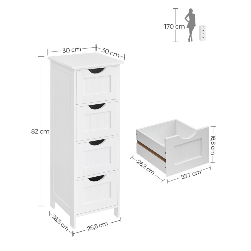 ZARA White Cabinet