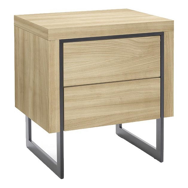 ZARINE Oak Nightstand