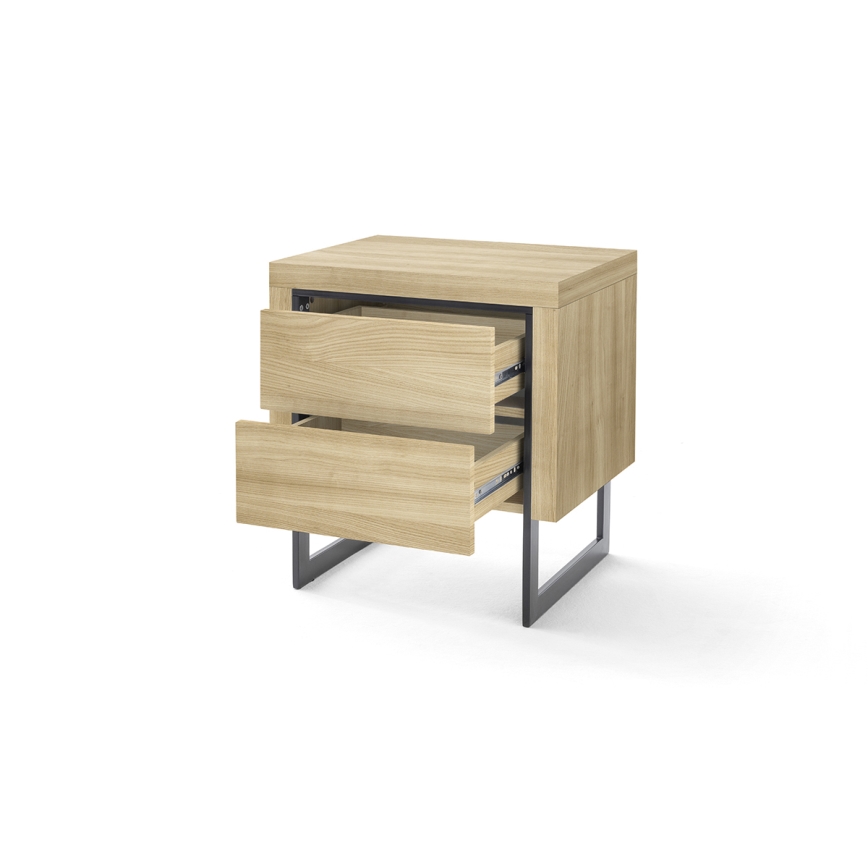 ZARINE Oak Nightstand