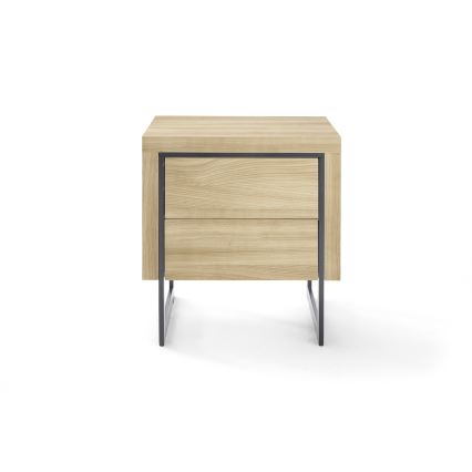 ZARINE Oak Nightstand
