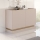 ZARPANT Chest of Drawers 75x120 cm Beige / Cremona Oak