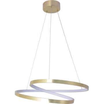 ZEFIRA LED cable pendant lamp, LED/40W/230V, 4000K, diam. 50 cm, gold