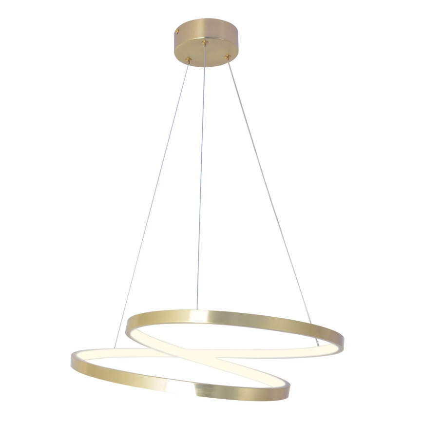ZEFIRA LED cable pendant lamp, LED/40W/230V, 4000K, diam. 50 cm, gold