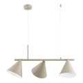 ZELTA cable pendant light 3xE27/15W/230V beige
