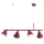 ZELTA cable pendant light 4xE27/15W/230V, red