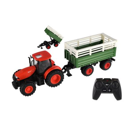 Zetor Tractor with Trailer, 2x AA Batteries + Remote Control