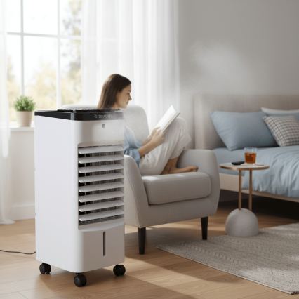 ZEVENTI - ARCTIC Air Cooler 60W/230V Black/White + Remote Control
