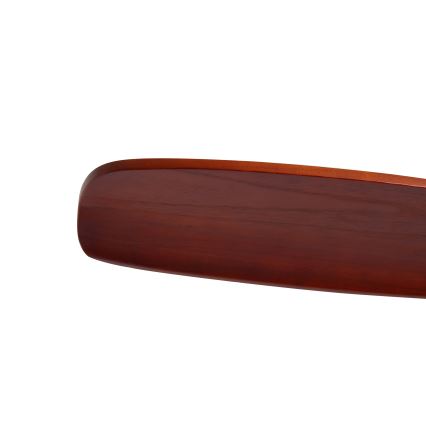 ZEVENTI - Ceiling fan CUENCA Wi-Fi Tuya black/oak + remote control