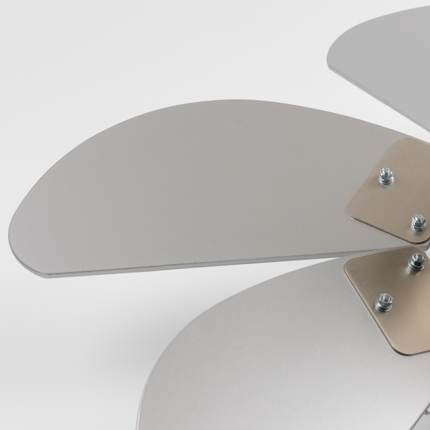 ZEVENTI - Ceiling fan FAMARA 1xE14/60W/230V grey