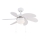ZEVENTI - Ceiling fan FAMARA 1xE14/60W/230V white