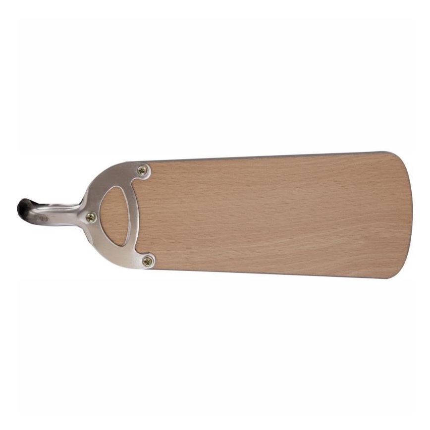 ZEVENTI - Ceiling fan GALDANA 1xE27/60W/230V brown/beige