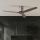 ZEVENTI - Ceiling fan SPELLO Wi-Fi Tuya matte chrome/oak + remote control