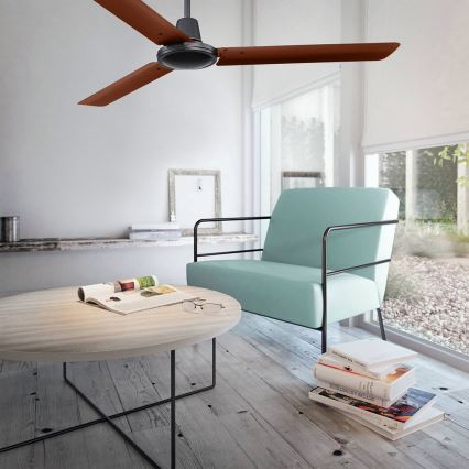 ZEVENTI - Ceiling fan TOFINO brown